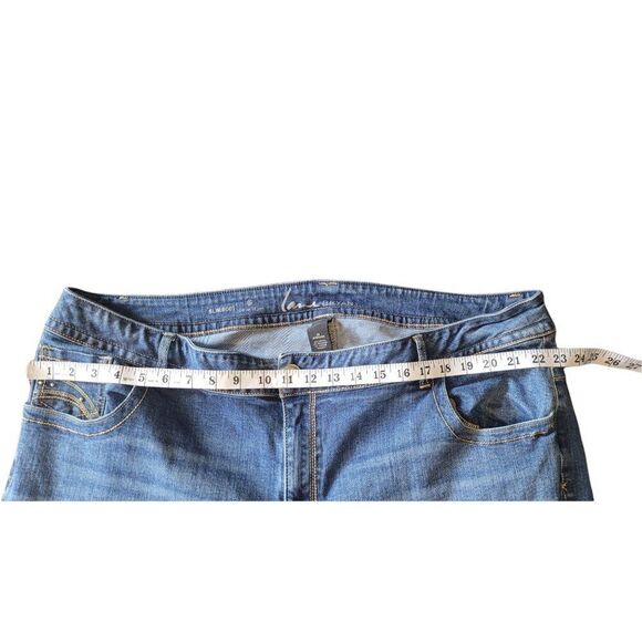 Lane Bryant Blue Denim Slim Bootcut Jeans Women Sz 28 Average Plus Size Workwear - Picture 3 of 6